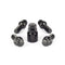 Ellis Excellence BLACK ALLOY WHEEL LOCKING BOLT SET RADIUS M14X1.5MM 45MM