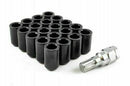 BLACK TUNER INTERNAL DRIVE STEEL WHEEL NUTS M12x1.5 x 16 + KEY